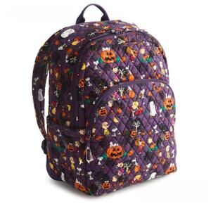 VERA BRADLEY Essential Large Backpack Peanuts HALLOWEEN Snoopy Bag